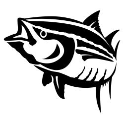 Yellowfin Tuna Wall Decal