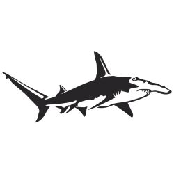 Great Hammerhead Shark Wall Decal