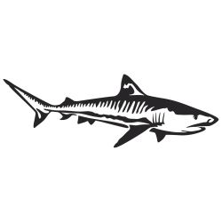 Tiger Shark Wall Decal