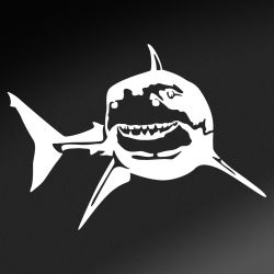 Great White Turning Decal