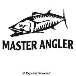 Master Angler Mackerel Decal