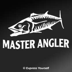 Master Angler Mackerel Decal