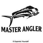 Master Angler Mahi Mahi Decal