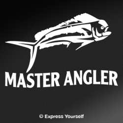 Master Angler Mahi Mahi Decal