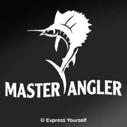 Master Angler Sailfish Decal