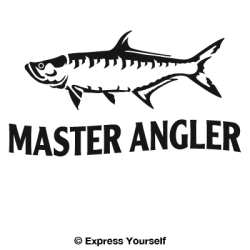 Master Angler Tarpon Decal