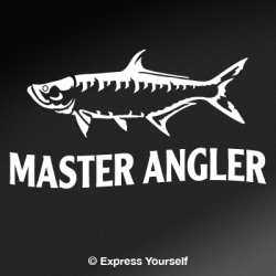 Master Angler Tarpon Decal