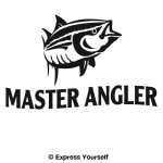 Master Angler Tuna Decal
