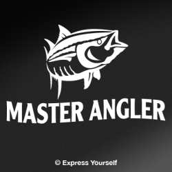 Master Angler Tuna Decal