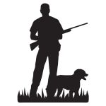 Hunter and Brittany Spaniel Decal