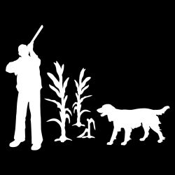 Upland Springer and Hunter Decal