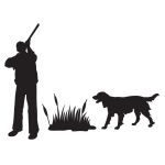 Wetland Springer and Hunter Decal