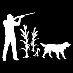 Upland Hunter and Springer Ready Decal