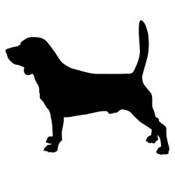 Standing Beagle Wall Decal