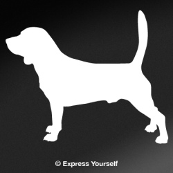 Standing Beagle Decal