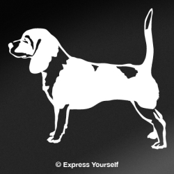 Beagle Profile Decal