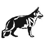 German Shepherd Decal