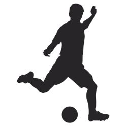 Soccer Kick Wall Decal