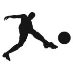 Soccer Bicycle Kick Wall Decal