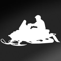 On the Trail Snowmobile Decal