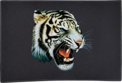 White Tiger Door Mat