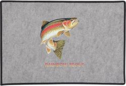 Rainbow Trout Combo Door Mat