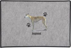 Greyhound Door Mat