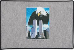 We will Never Forget Eagle Door Mat