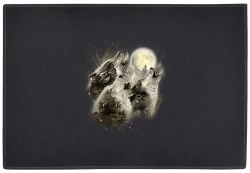 Wolf Howl Door Mat