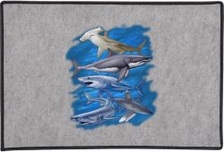 Assorted Sharks Door Mat