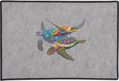Turtle Trio Door Mat