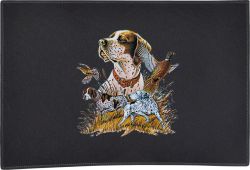 Pointer with Pheasants Door Mat