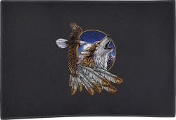Wolf and Eagle Door Mat