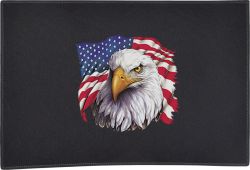 Eagle with Flag Door Mat