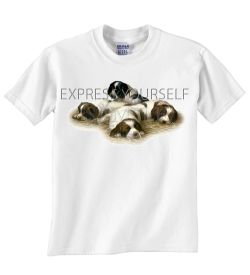 Lazy Daze Springer Pups 50/50 Kids Tee