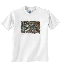 Den Mother Wolf 50/50 Kids Tee