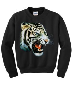 White Tiger Crew Neck Sweatshirt