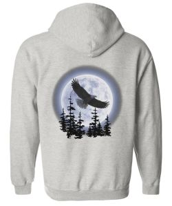 Eagle Moon Zip Up H...