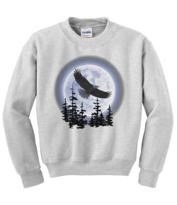 Eagle Moon Crew Neck Sweatshirt
