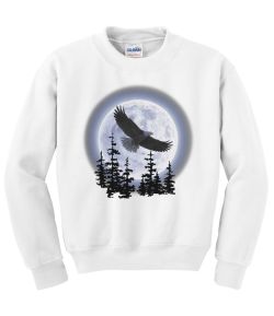 Eagle Moon Crew Neck Sweatshirt