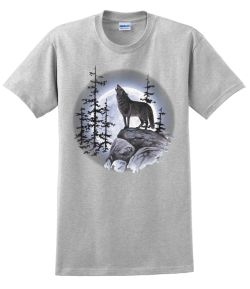 Wolf Moon Standing T-Shirt