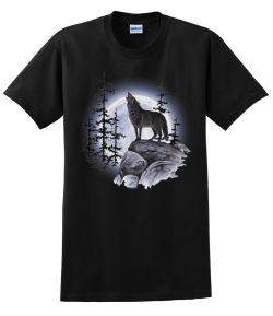 Wolf Moon Standing T-Shirt