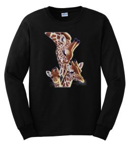 Nudge from Mother Giraffe Long Sleeve T-Shirt