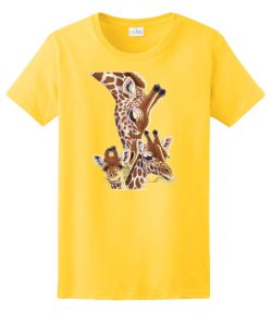 Nudge from Mother Giraffe Ladies Tee