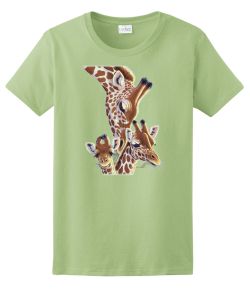 Nudge from Mother Giraffe Ladies Tee