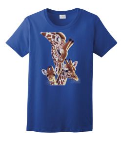 Nudge from Mother Giraffe Ladies Tee