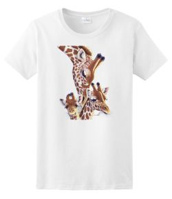 Nudge from Mother Giraffe Ladies Tee