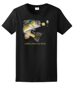 Largemouth Bass Combo Ladies Tee