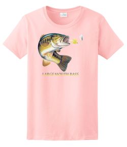 Largemouth Bass Combo Ladies Tee