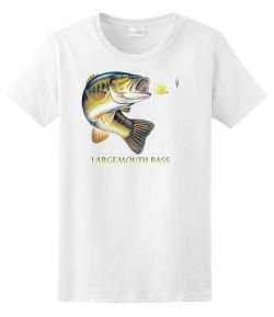 Largemouth Bass Combo Ladies Tee